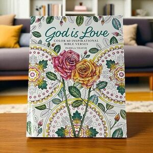 God Is Love Christian Coloring Book 60 Inspirational Bible Verses